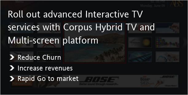 Interactive TV Services with Corpus Hybrid TV 